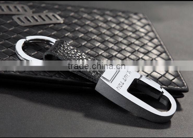 genuine cow leather key chain for men