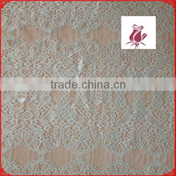 new arrival 2015 new year open back lace evening dress swiss lace fabric