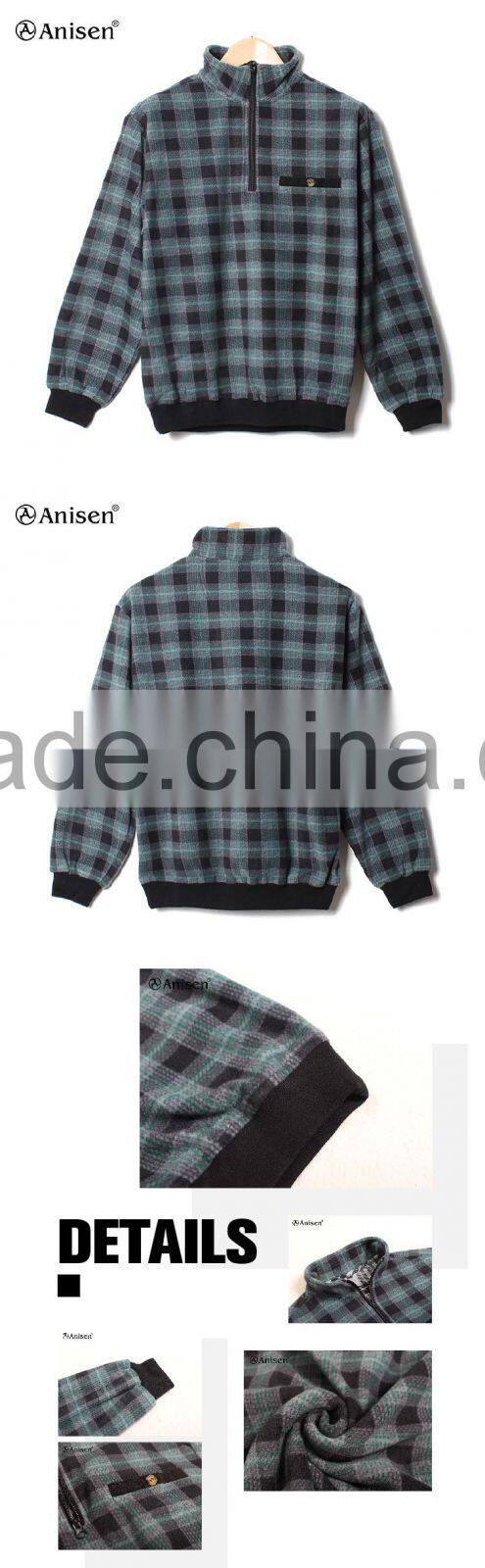 wholesale factory winter men plaids jacket