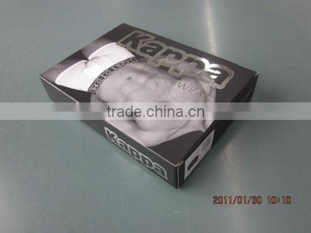 men cotton printed design brief boxer underwear