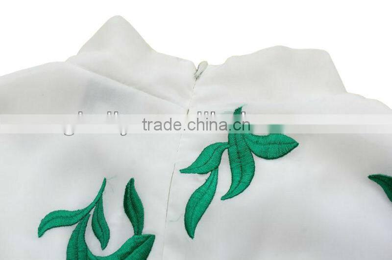 ladies fashion formal work silk dresses for slim lady