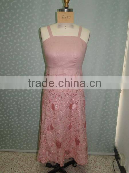 2015 Fashion women long skirt suits with heavy embroidery