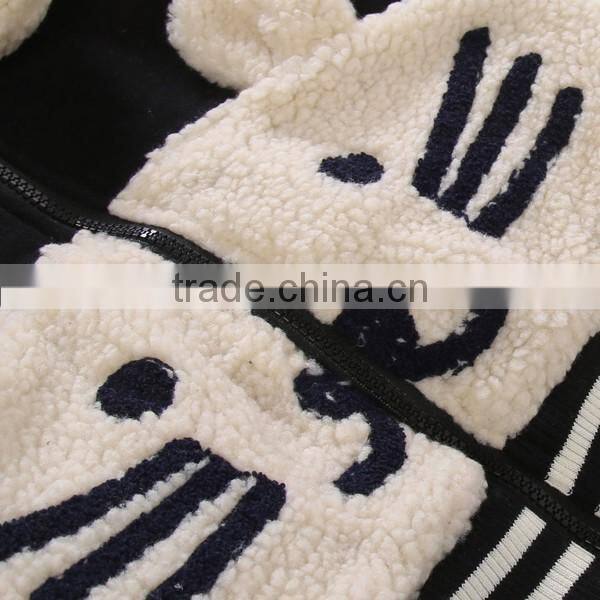 2016new designs long sleveens thicken zipper jackets