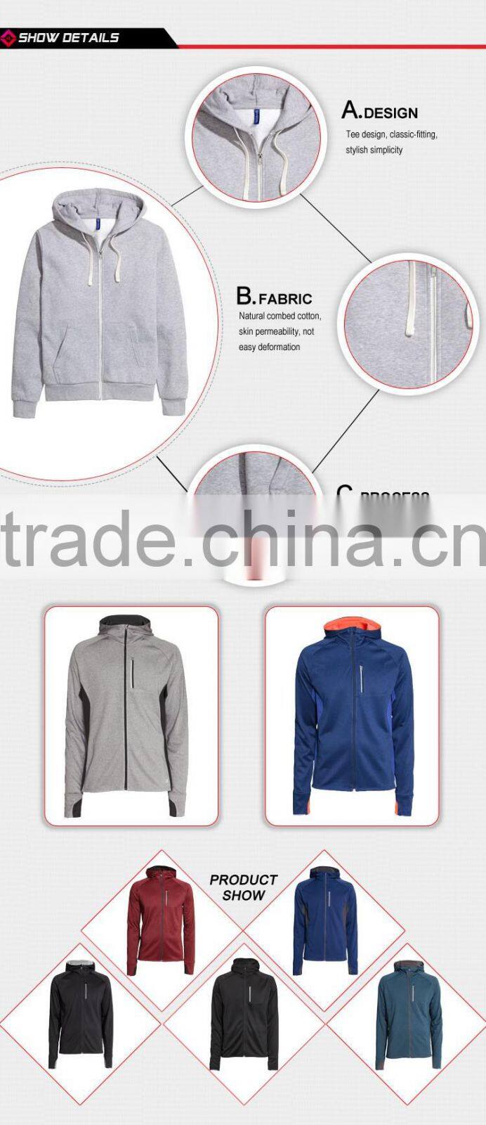 Lightweight Cotton Hoodies Bulk Zip Hoodies Manufacturer Plain Hoodies No Pocket