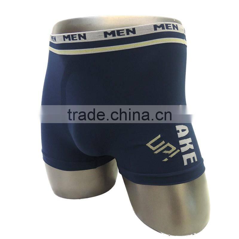 Solid cotton mans basic underwear seamless boxer short oem men's underwear