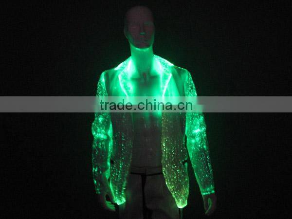 custom promotional dancing man led luminous jacket
