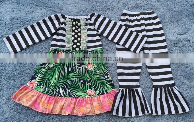 wholesale kids girl clothing fall cotton outfits leggings pants boutique Hallowmas girl clothing sets