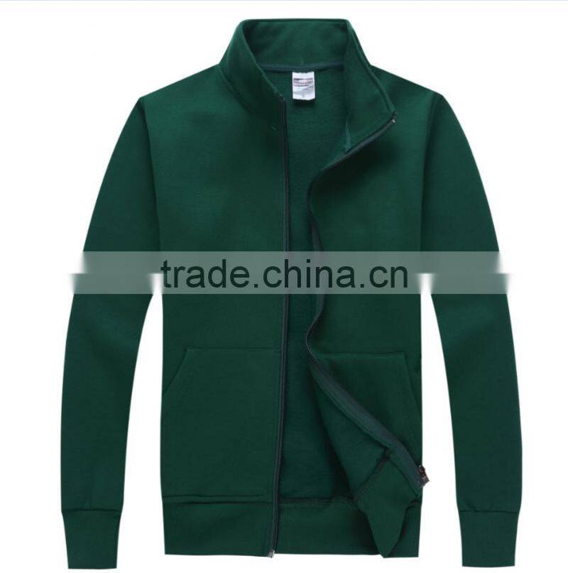 Hoodies Men Sweatshirts 2016 hot fashion men fleeces blank zip up