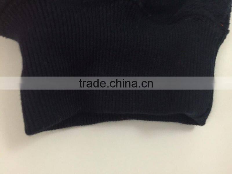 Two-color fleece high visibility polar jacket with reflective tapes