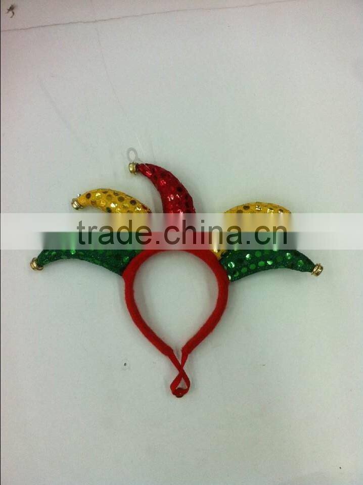 Halloween Clown Headband With Bell