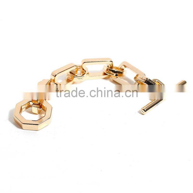 Zinc Based Alloy Purse Accessories Gold Plated 11cm(4 3/8"), 1 Piece