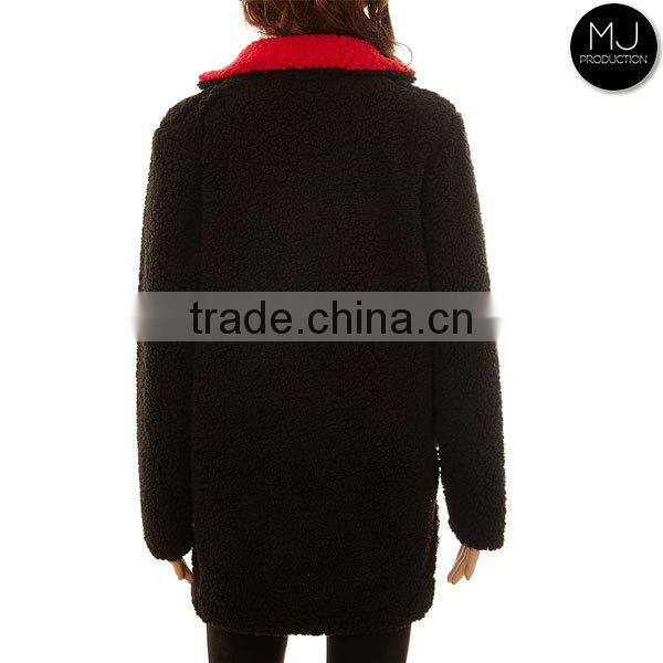 Factory Wholesale Women Sherpa Fleece 1/4 Zip Pullover