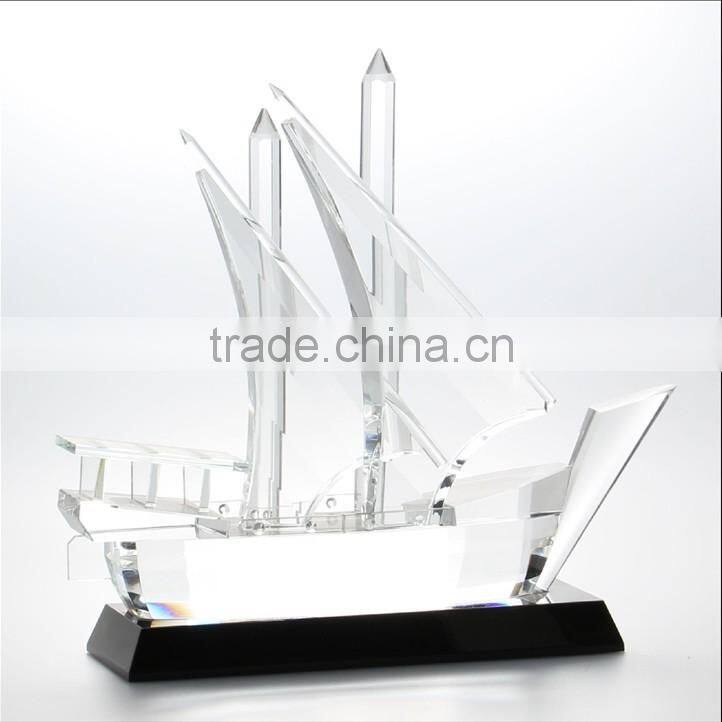 Crystal Airplane model With Logo and Text Engraved Free