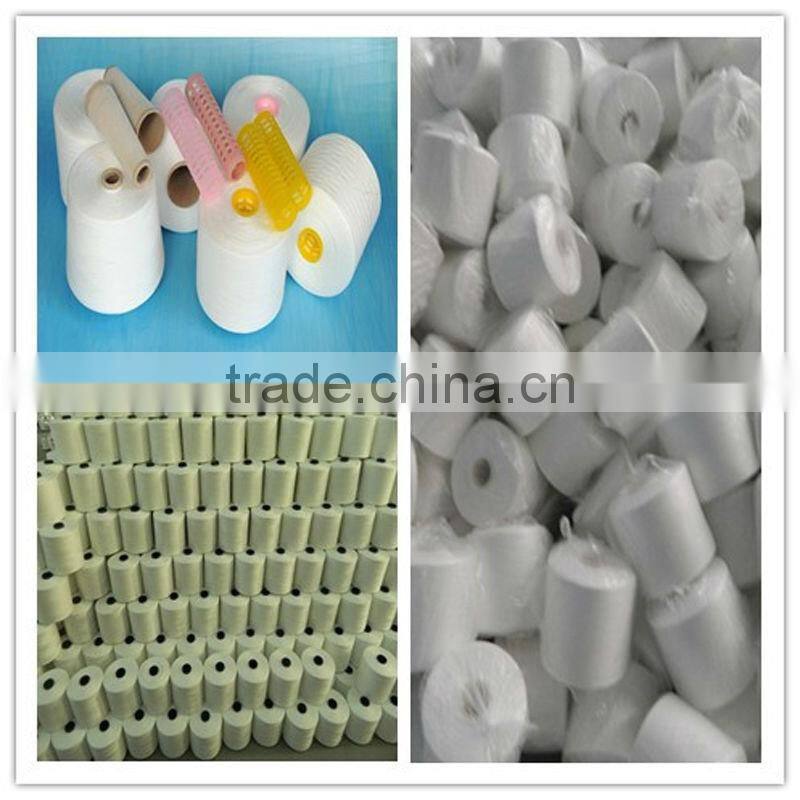 plastic cone sewing thread 100% polyester yarn