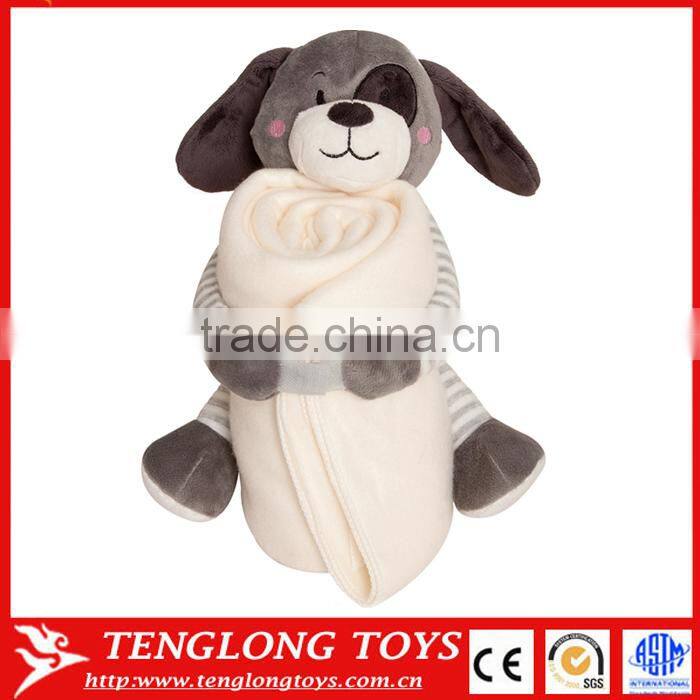 EN71 Approval plush inflatable decorative round shape throw pillow