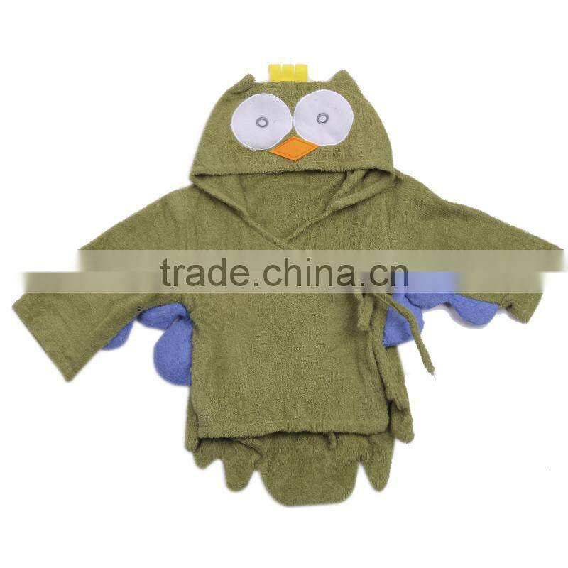 Cute Baby Bath Robe Blue Shark Bath Robe Kids Bath Robe