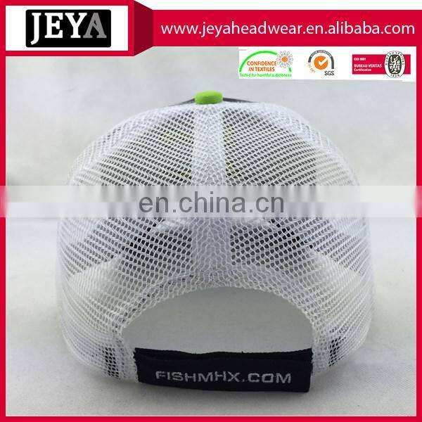 Common trucker hat mesh polyester cap sublimation with embroidery logo