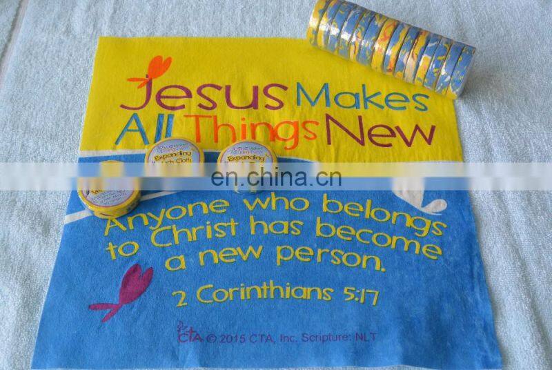 100%rayon spulance materials wipes,solf durable reusable magic compressed nonwon towels for kitchen