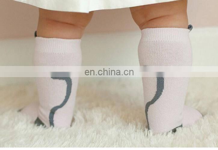 Newborn Toddler knee high sock Baby Boy Girl fox Socks cotton Cute Cartoon Animal Cat leg warmers For newborns infantile