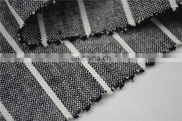 keqiao fabric Linen55%cotton45% strip fabric