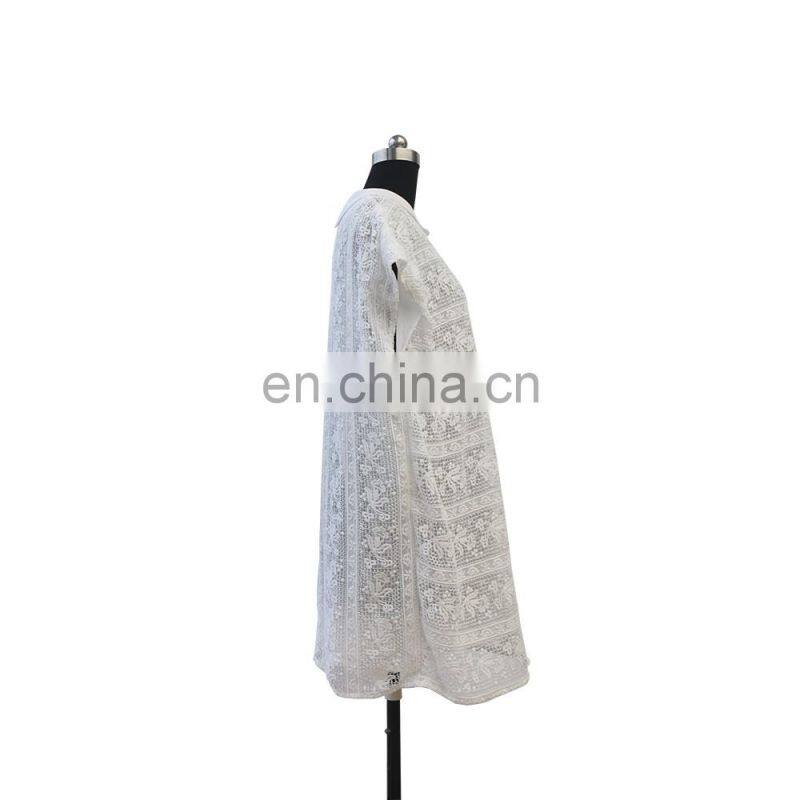 Women Spring Summer fashion one-piece lace dress