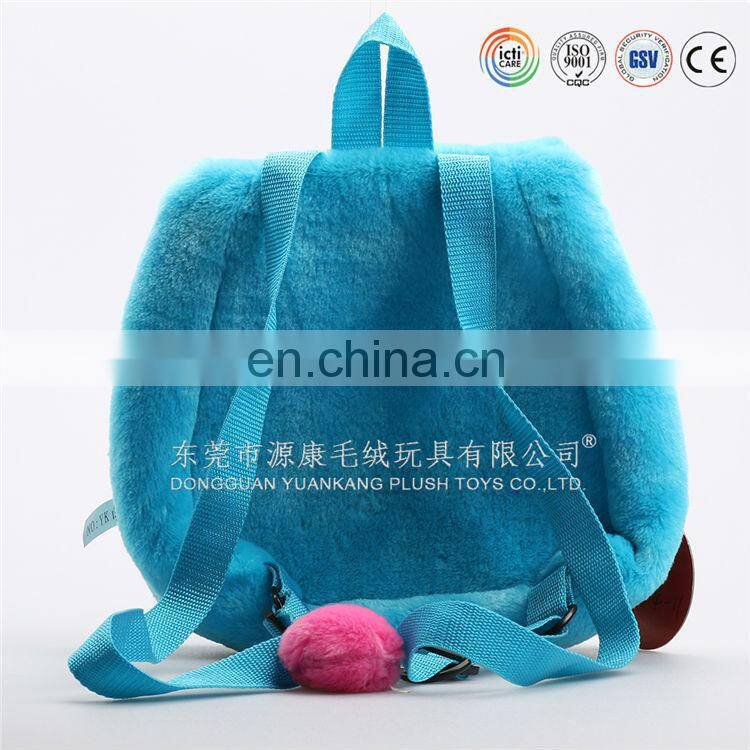 Funny kids favorite plush school bag toy & backpack for school