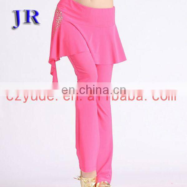 Practice Plus size belly dance skirt pants for women K-4019#