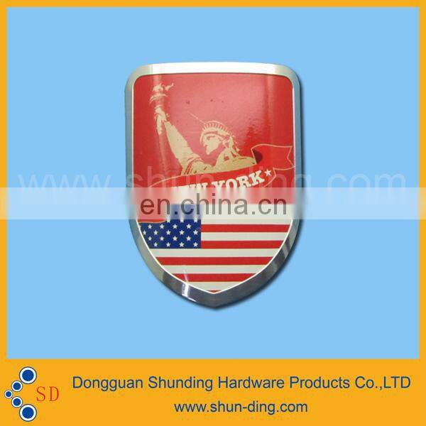 Metal State country flag badge for election campaign