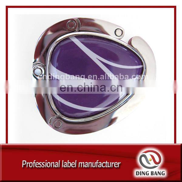 OEM Wholesale Stock Items Key chain Type And Promotion Souvenir Use Custom Blank Metal Gold Bag Hanger