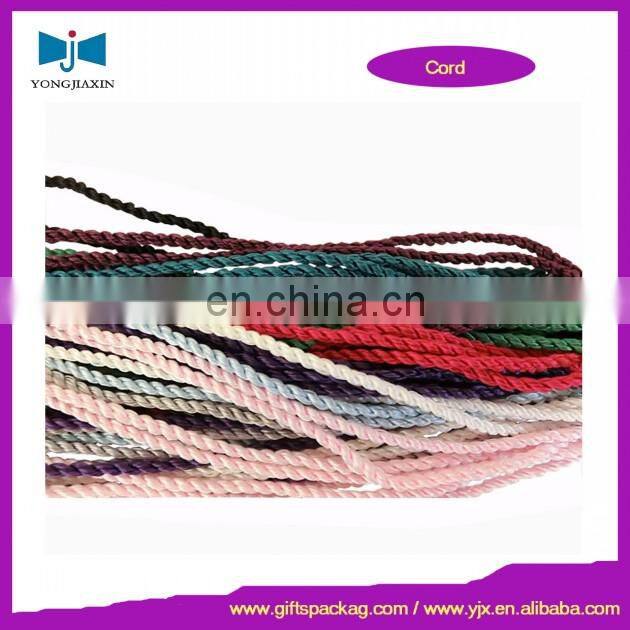 custom Packing satin ribbon/ cotton ribbon with metal ends