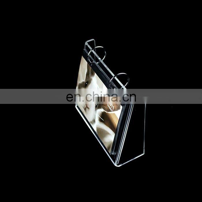 Acrylic desk clear calendar case