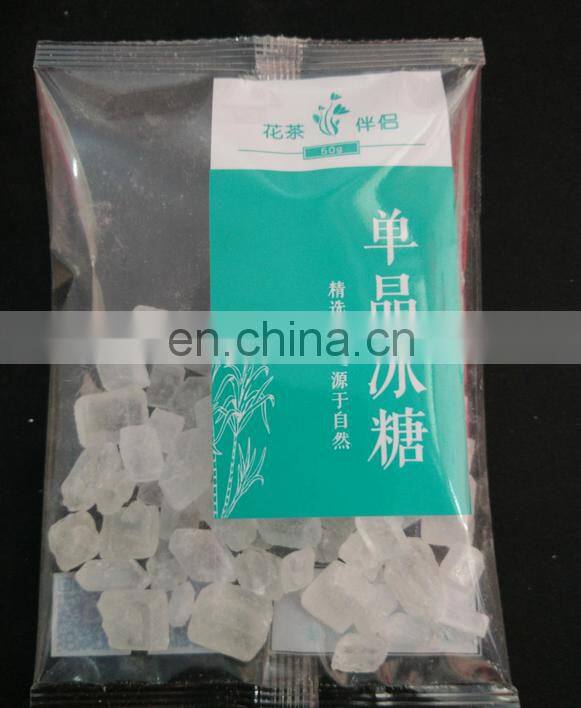 Automatic snack food sugar packing and sealing machine/Automatic triangle bag snack granule packaging machine