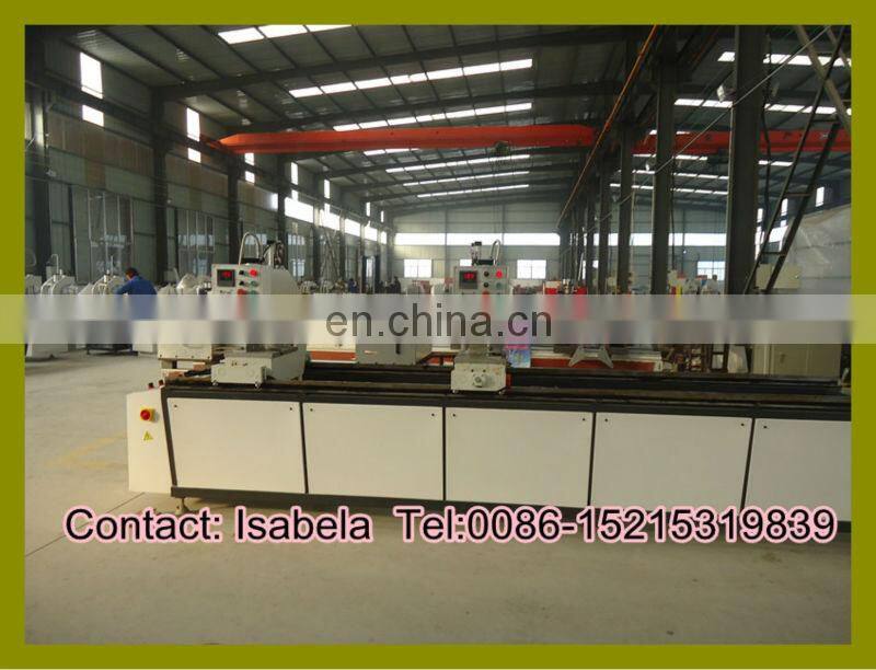 Double mitre cutting saw / Double Miter Sawing Cutting Machine / PVC window door machine (SJ02-3500)
