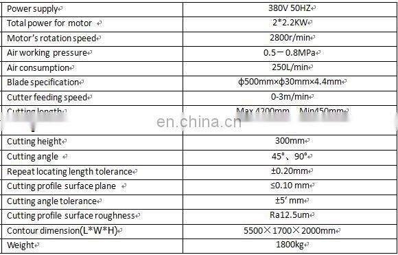 Angle Cut 45 Degree Band Saw Machine For Aluminum Window