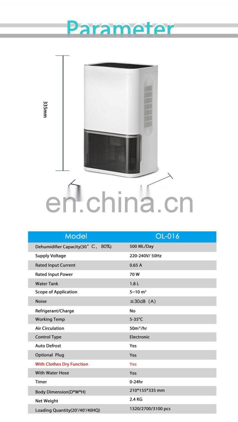 mini semiconductor air dehumidifier with peltier