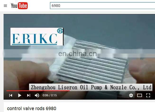 ERIKC Original Denso injector valve rod 095000-698# CR injector control stem 6980 valve stem seal 095000-6980