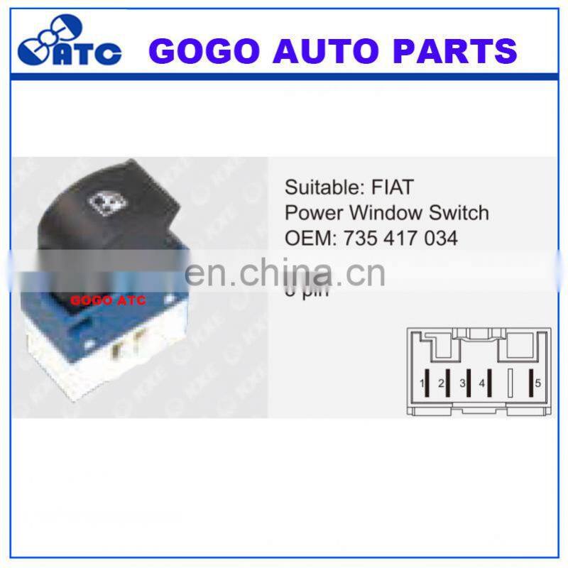 Window Regulator Switch Left Front For F-IAT D-oblo C-argo Mpv 01-10 735417034   26030