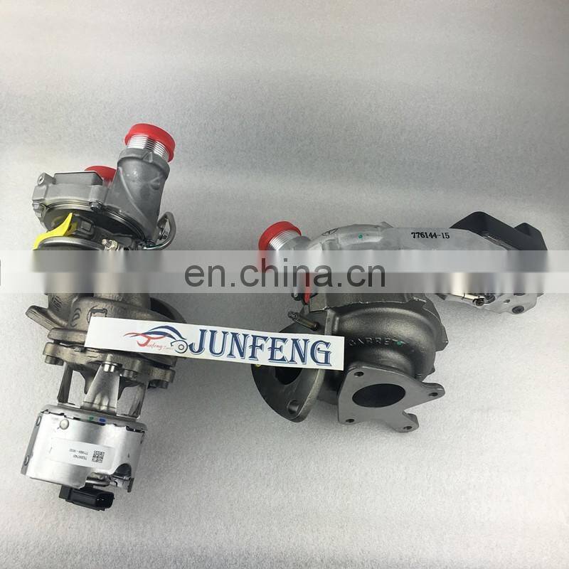 Twin Turbocharger for Land Rover Discovery 3.0 TD V6 Jaguar XF & XJ 3.0D engine parts turbo GTB1749VK 778401-5004S 778400-5005s