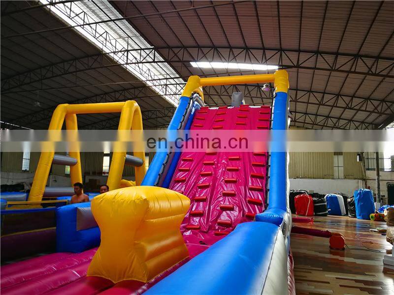 Mobile airship circle inflatable boom camp construction big obstacle course for Kids