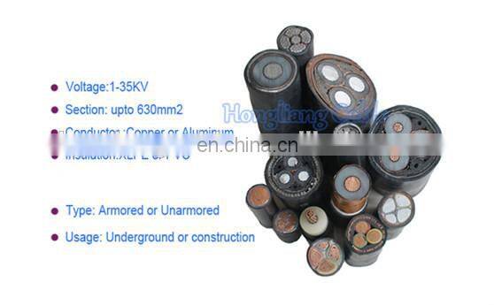 11kv 3 core XLPE cable with transformer