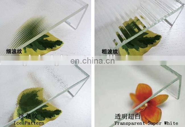Customized high quality u shape u glass