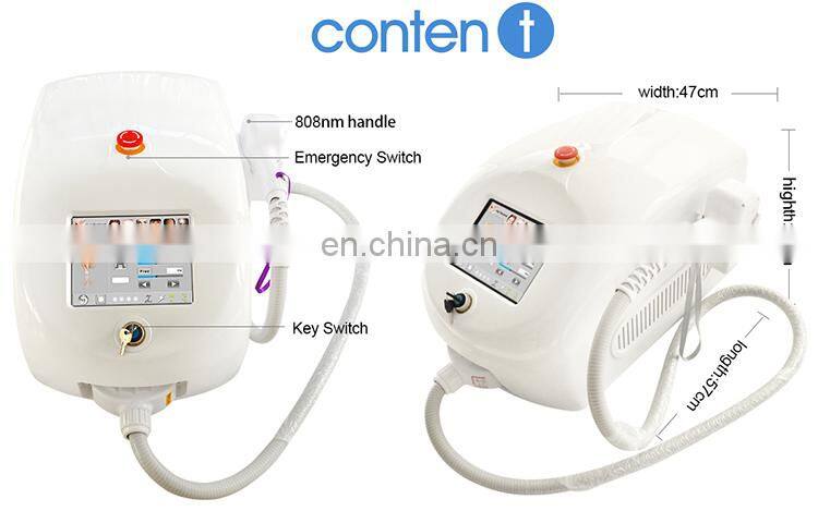 Professional Beauty Machine /2018 CE approval 808 Diode laser hair removal / 808nm Diode laser