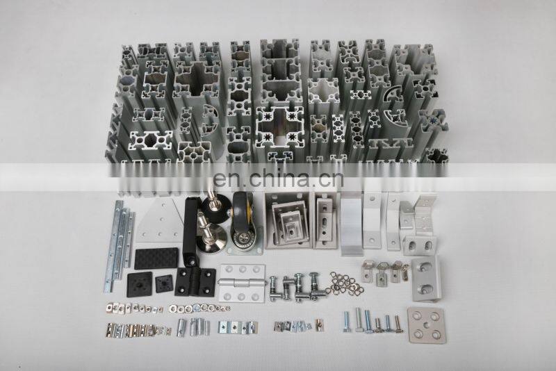 light duty 6063 t5 25x25 aluminium profile for work table