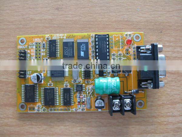 control card p10 sexy vedio full color stage led display/CE approved led control card with different color