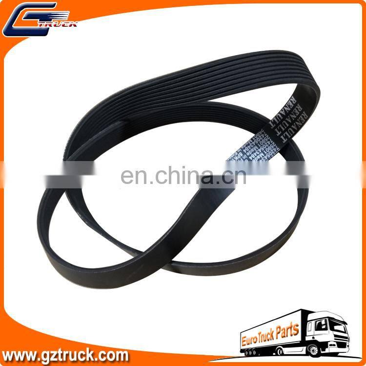 European Truck Auto Spare Parts V-Ribbed Belts OEM 7420543484 7422100457 7421190804 8PK1435 for RVI Truck Multiribbed belt