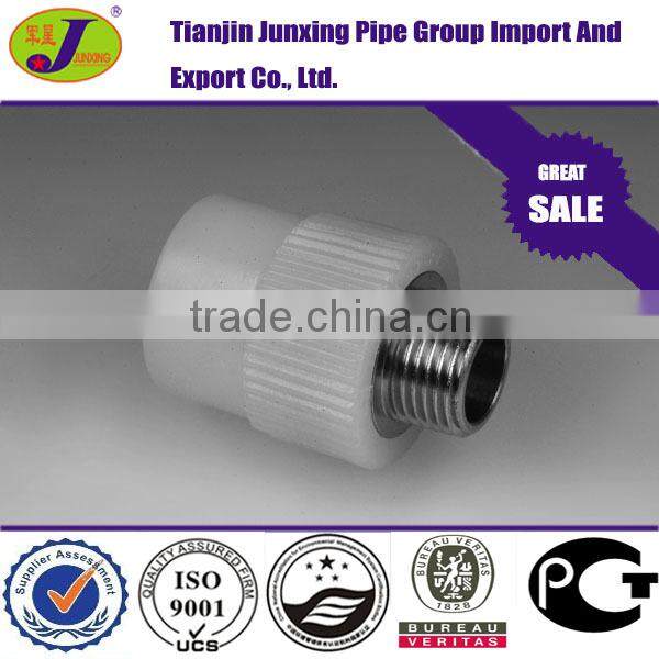 PERT Pipe fittings/ Plastic pipe fittings male threaded coupling
