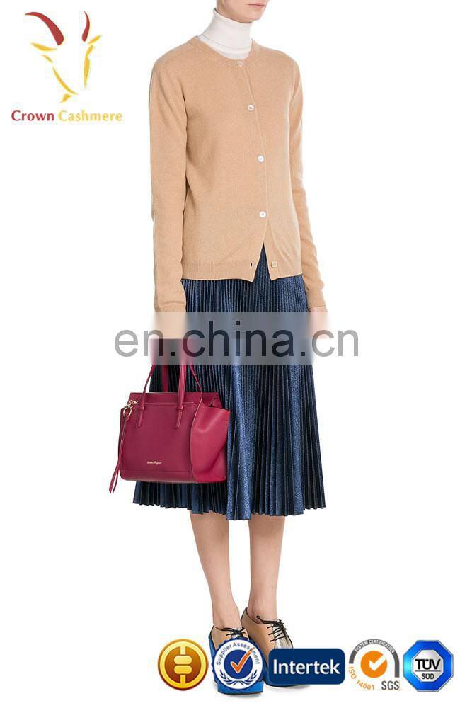Soft and warm cashmere cardigan sweater for women winter