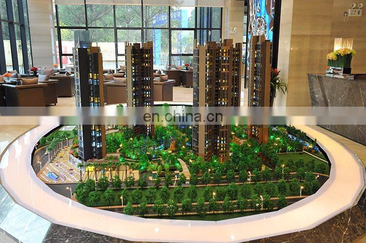 Architectural miniature model with cad drawing, model making company