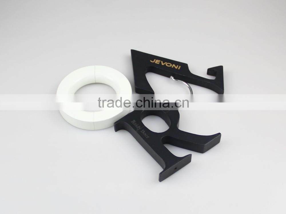 YT-WR001 handmade disply Wooden scarf Ring for jeans