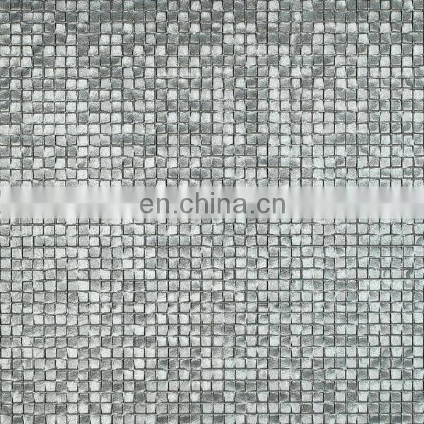 metallic rustic grey square swim pool tile all glass mosaic outdoor tile large pool stone